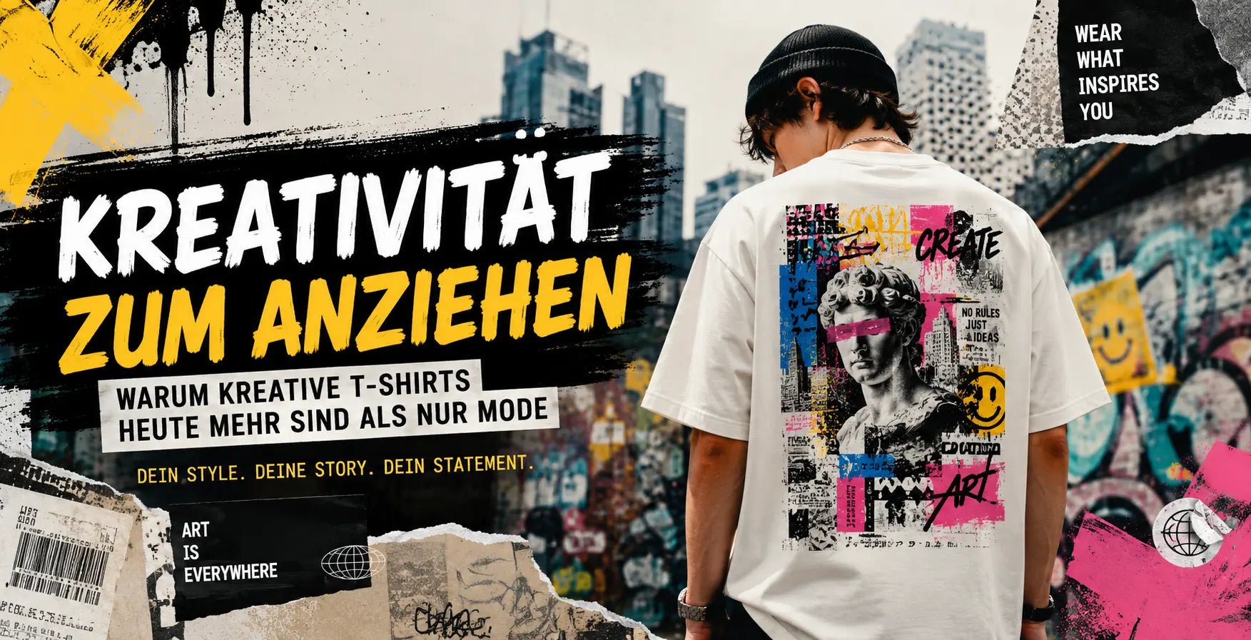 Kreativität zum Anziehen – Warum kreative T-Shirts heute mehr sind als nur Mode - AZIKX