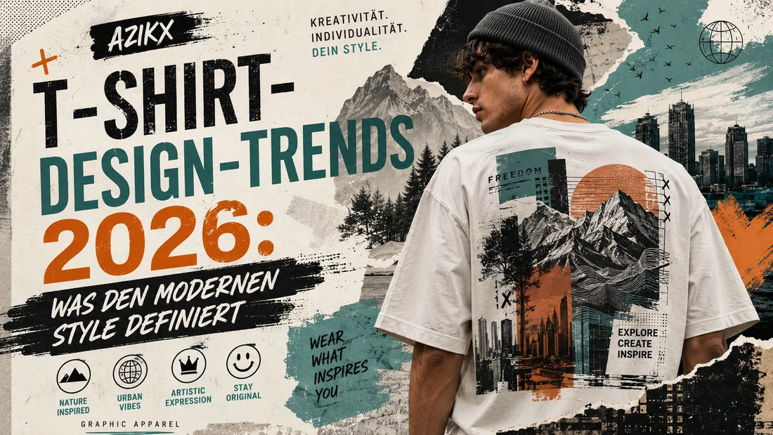 T-Shirt-Design-Trends 2026: Was den modernen Style definiert - AZIKX