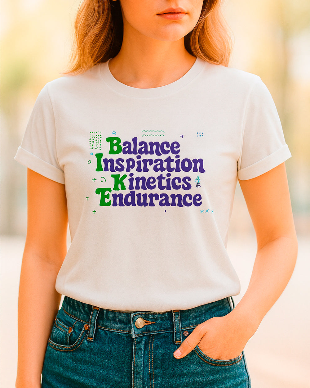 B.I.K.E. – Balance Inspiration Kinetics Endurance | Motivational Graphic