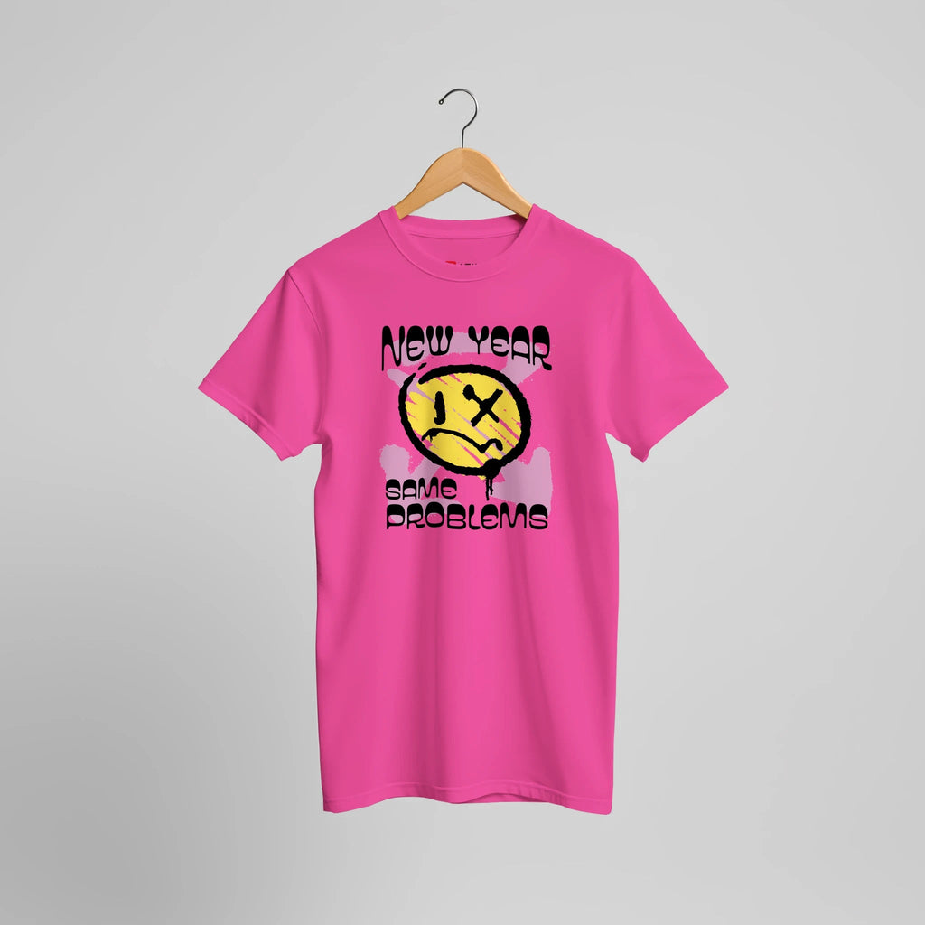 Anti New Year Statement T-Shirt | Sarkastisches Party Humor Design – T-Shirt for everyday use | AZIKX
