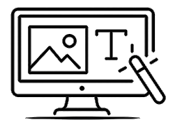 AZIKX Symbol für einfachen Online-Design-Editor zur Personalisierung