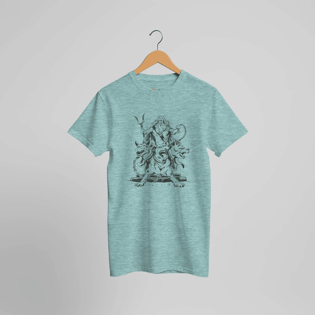 Cerberus Hades Mythologie T-Shirt | Dreiköpfiger Höllenhund der Unterwelt Design – Print Material for everyday use | AZIKX
