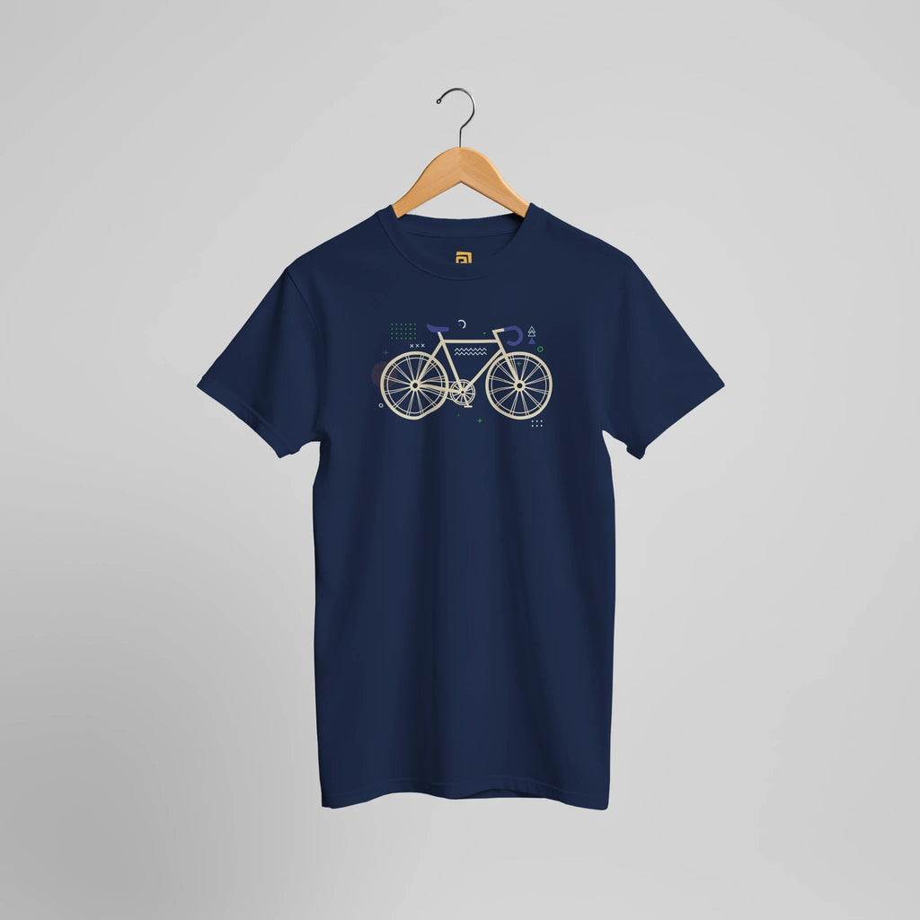 Creative Bicycle T-Shirt – Original Cycling Art Tee, Gift for Cyclists & Bike Lovers – Print Material for everyday use | AZIKX.STORE