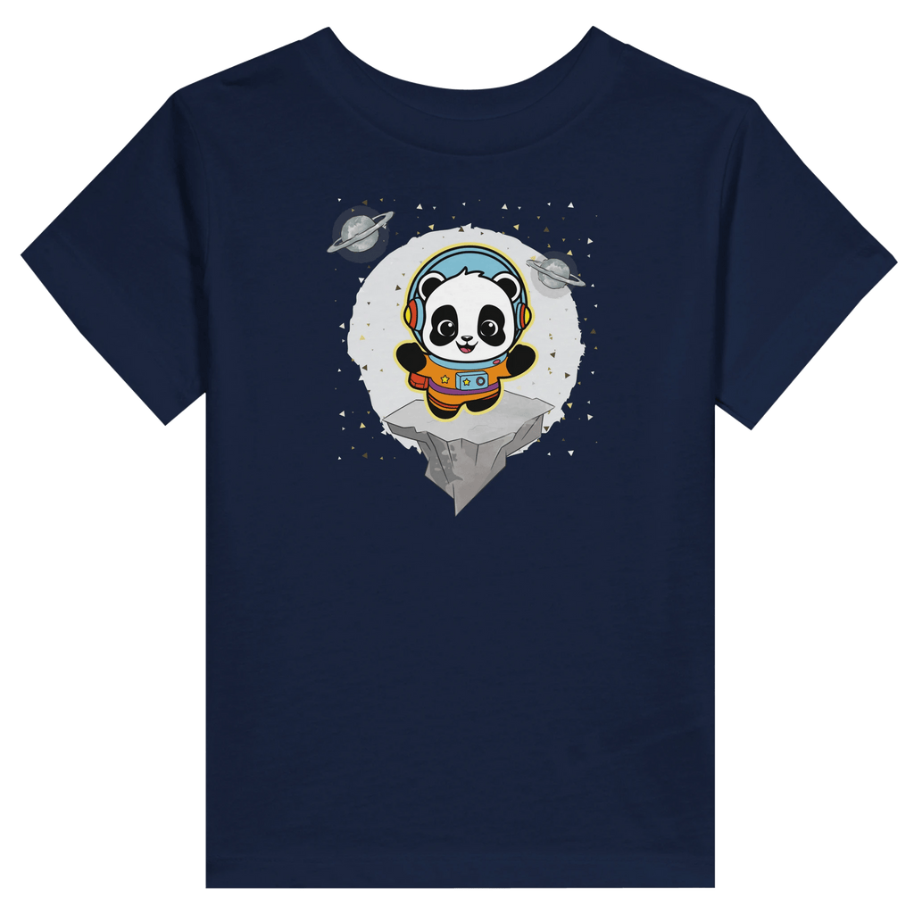 Cute Panda Astronaut T-Shirt | Kids Space Adventure Graphic Tee – Print Material for everyday use | AZIKX.STORE