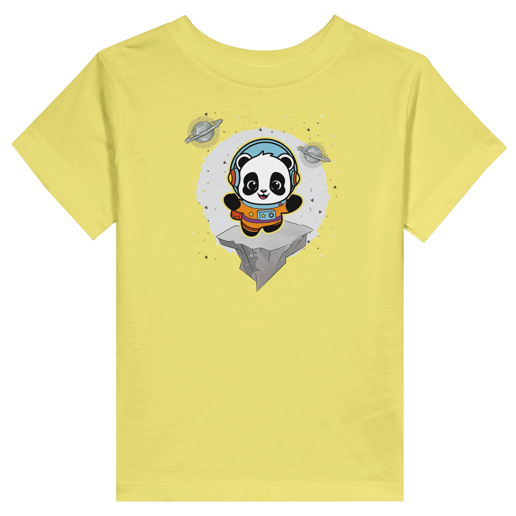 Cute Panda Astronaut T-Shirt | Kids Space Adventure Graphic Tee – Print Material for everyday use | AZIKX.STORE