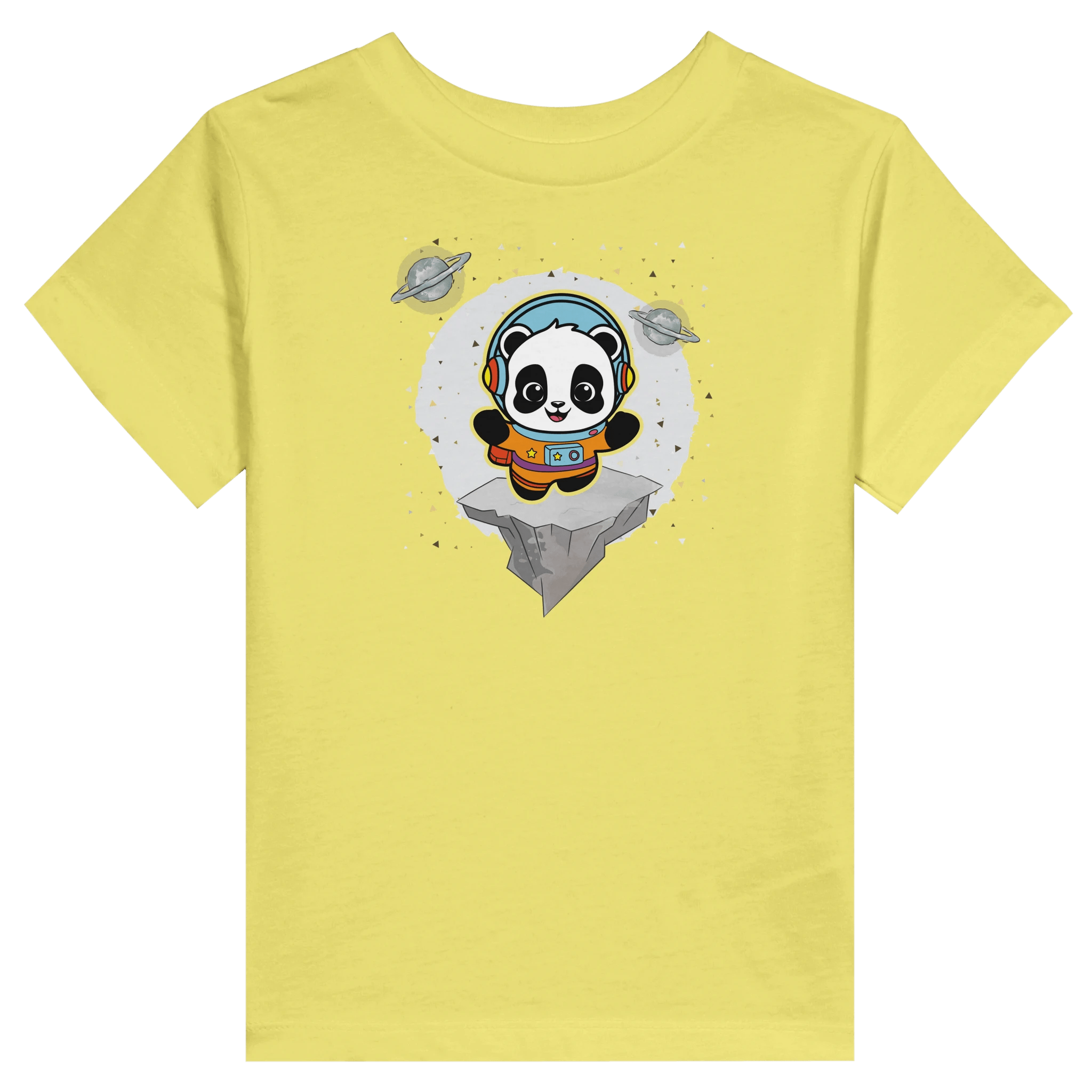 Cute Panda Astronaut T-Shirt | Kids Space Adventure Graphic Tee – Print Material for everyday use | AZIKX.STORE