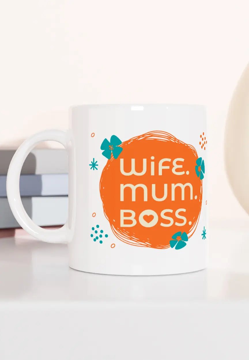 Ehefrau Mutter Chefin – Hochwertige Keramiktasse für selbstbewusste Frauen – Keramiktasse for everyday use | azikx.store
