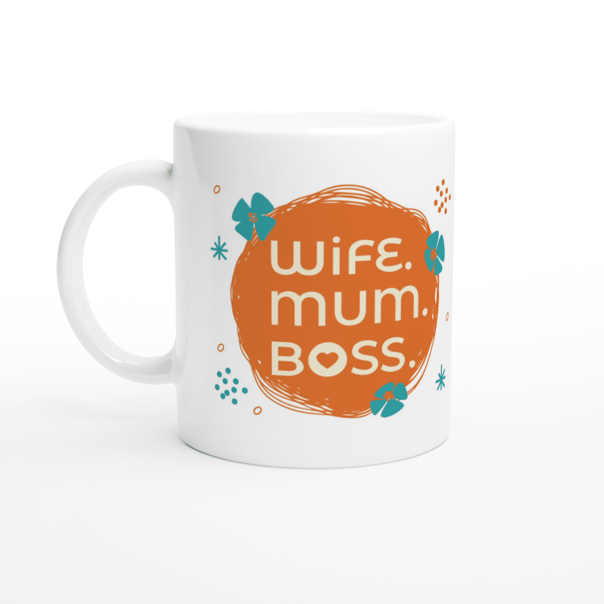 Ehefrau Mutter Chefin – Hochwertige Keramiktasse für selbstbewusste Frauen – Keramiktasse for everyday use | azikx.store