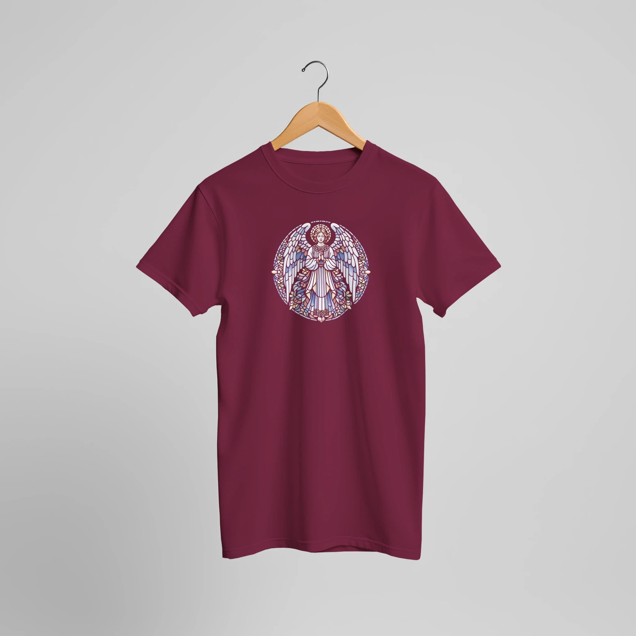 Engel Kunst Grafik T-Shirt Motiv | Spirituelles Vintage Statement Shirt – T-Shirt for everyday use | AZIKX
