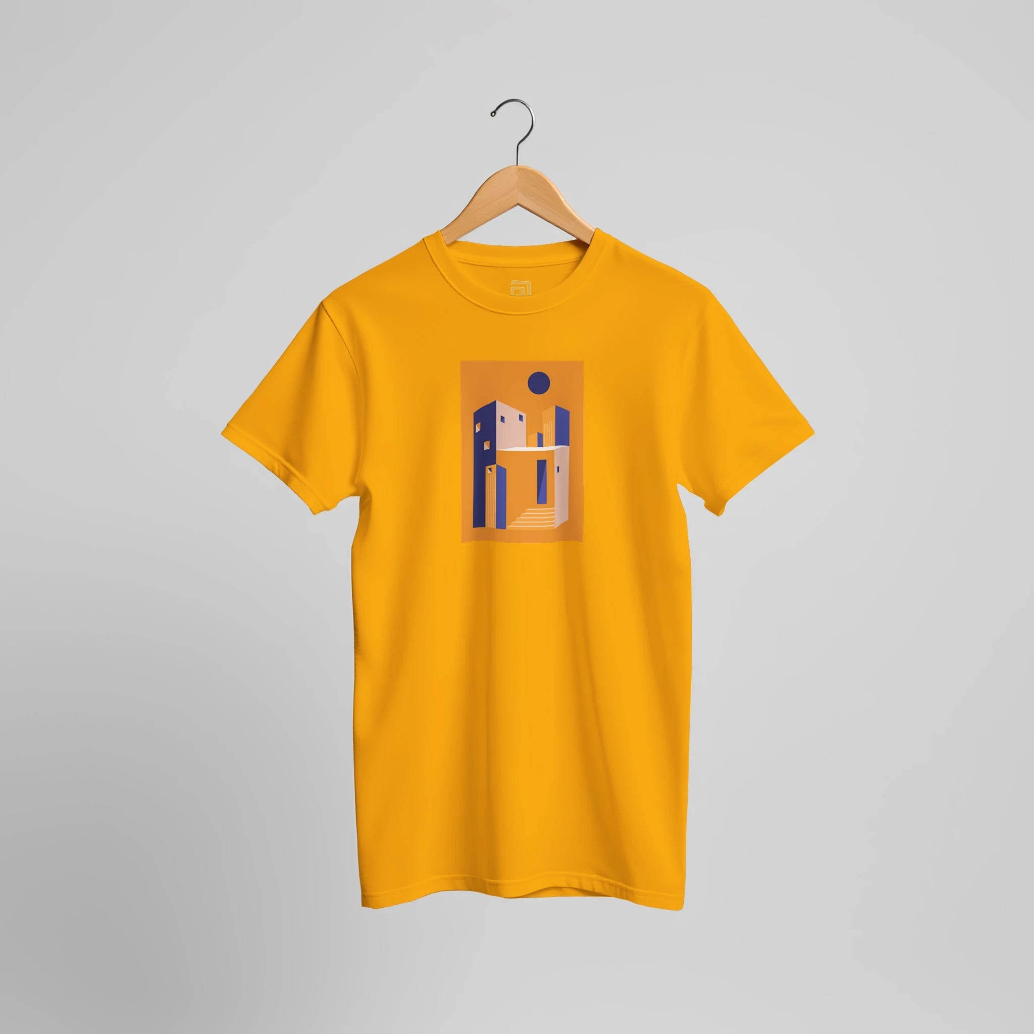 Geometric Architecture T-Shirt | Modern Minimalist Graphic Tee – Print Material for everyday use | AZIKX.STORE