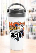 How Much Is The Fish? Anglerbecher | Retro Thermobecher mit Fischmotiv | AZIKX