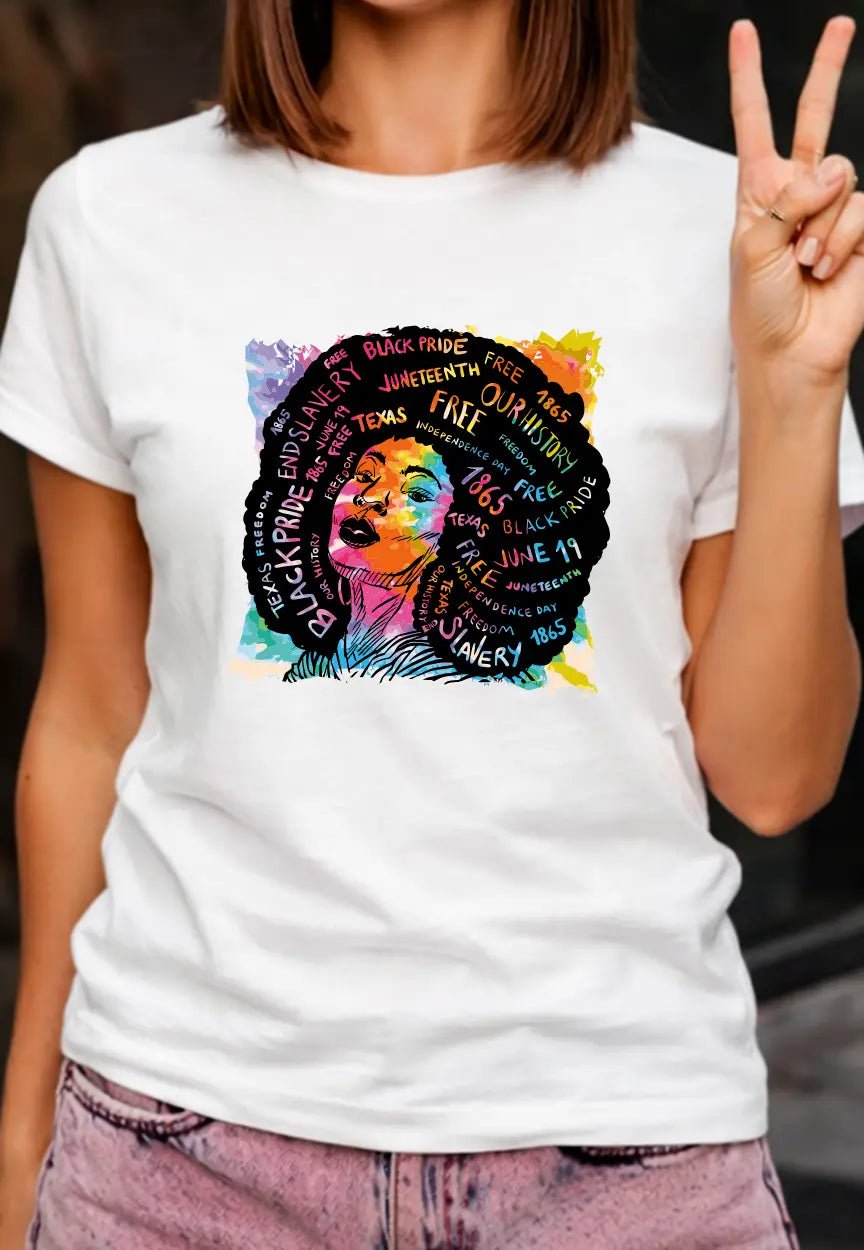 Juneteenth Freedom Grafik T-Shirt | Statement Shirt mit kulturellem Motiv – T-Shirt for everyday use | AZIKX