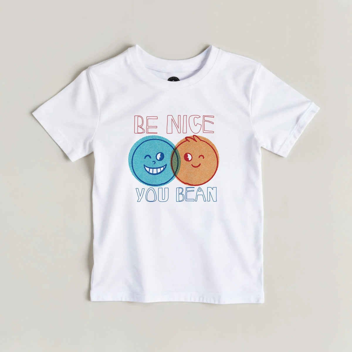 Kinder Freundschaft T-Shirt | Lustiges Be Nice You Bean Motiv | AZIKX