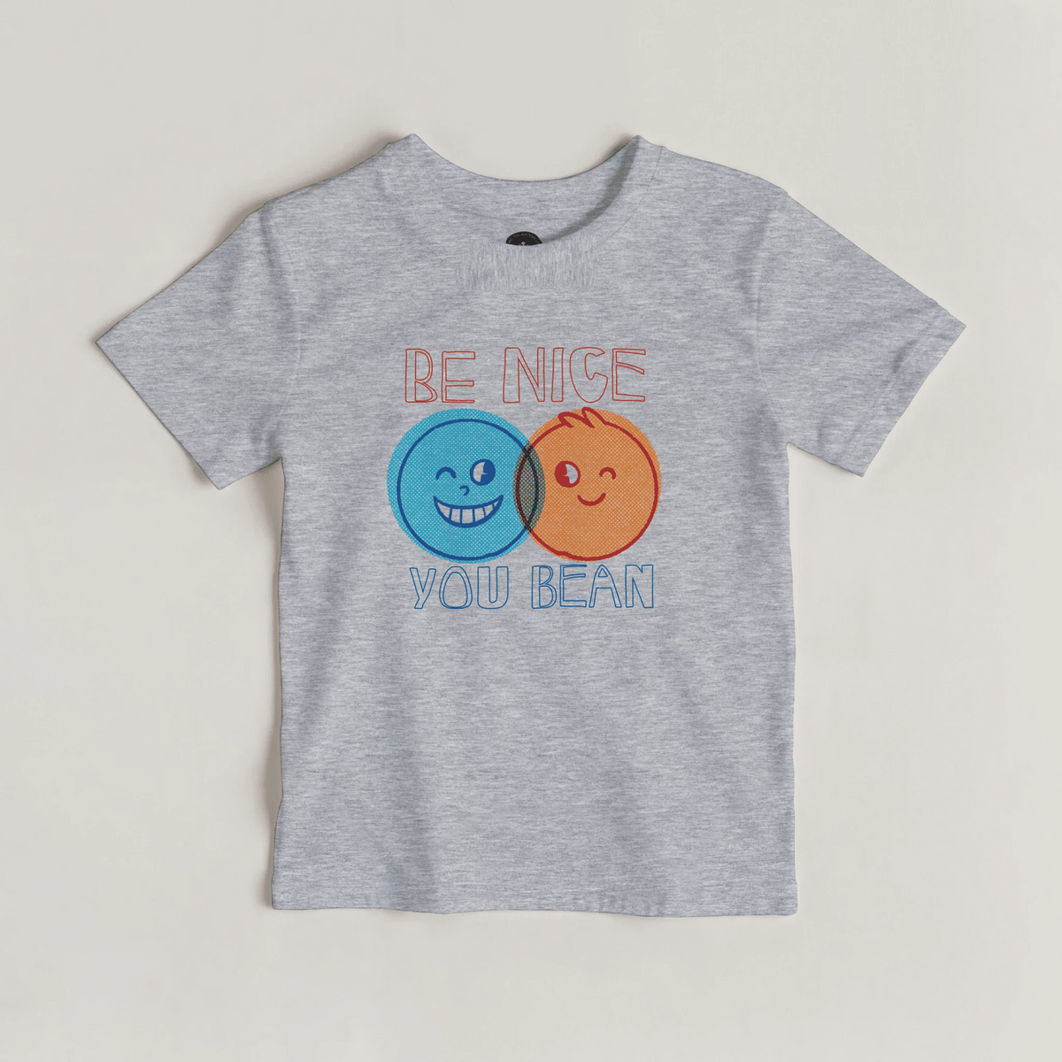 Kinder Freundschaft T-Shirt | Lustiges Be Nice You Bean Motiv | AZIKX
