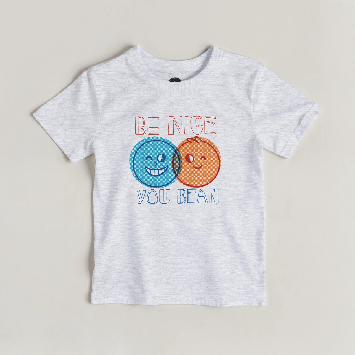 Kinder Freundschaft T-Shirt | Lustiges Be Nice You Bean Motiv | AZIKX