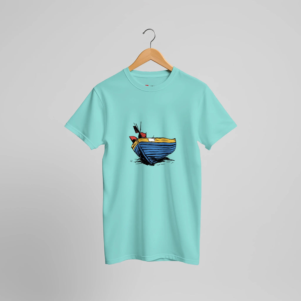 Küstenabenteuer Fischerboot T-Shirt | Maritimes Ozean Design Streetwear – T-Shirt for everyday use | AZIKX