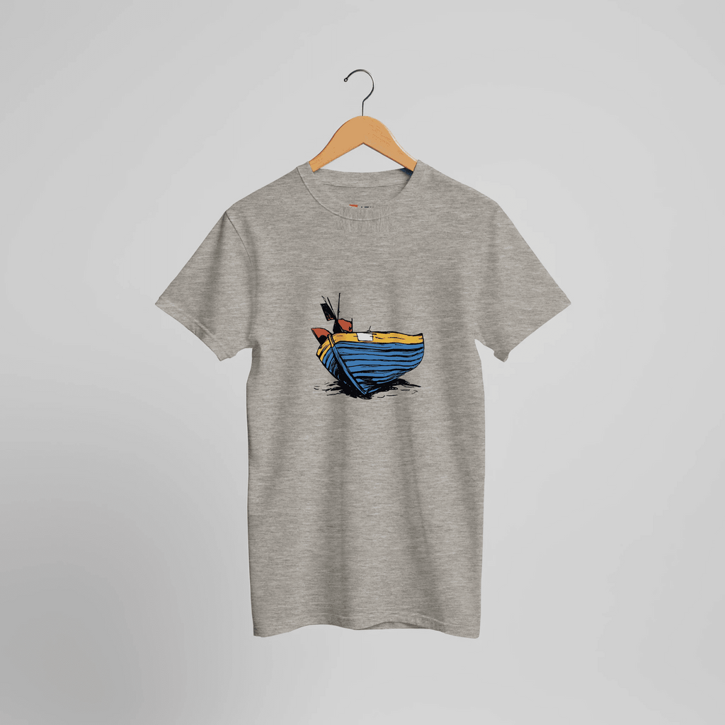 Küstenabenteuer Fischerboot T-Shirt | Maritimes Ozean Design Streetwear – T-Shirt for everyday use | AZIKX