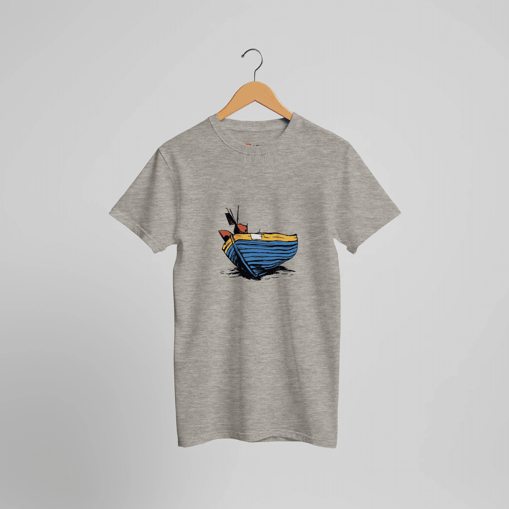 Küstenabenteuer Fischerboot T-Shirt | Maritimes Ozean Design Streetwear – T-Shirt for everyday use | AZIKX
