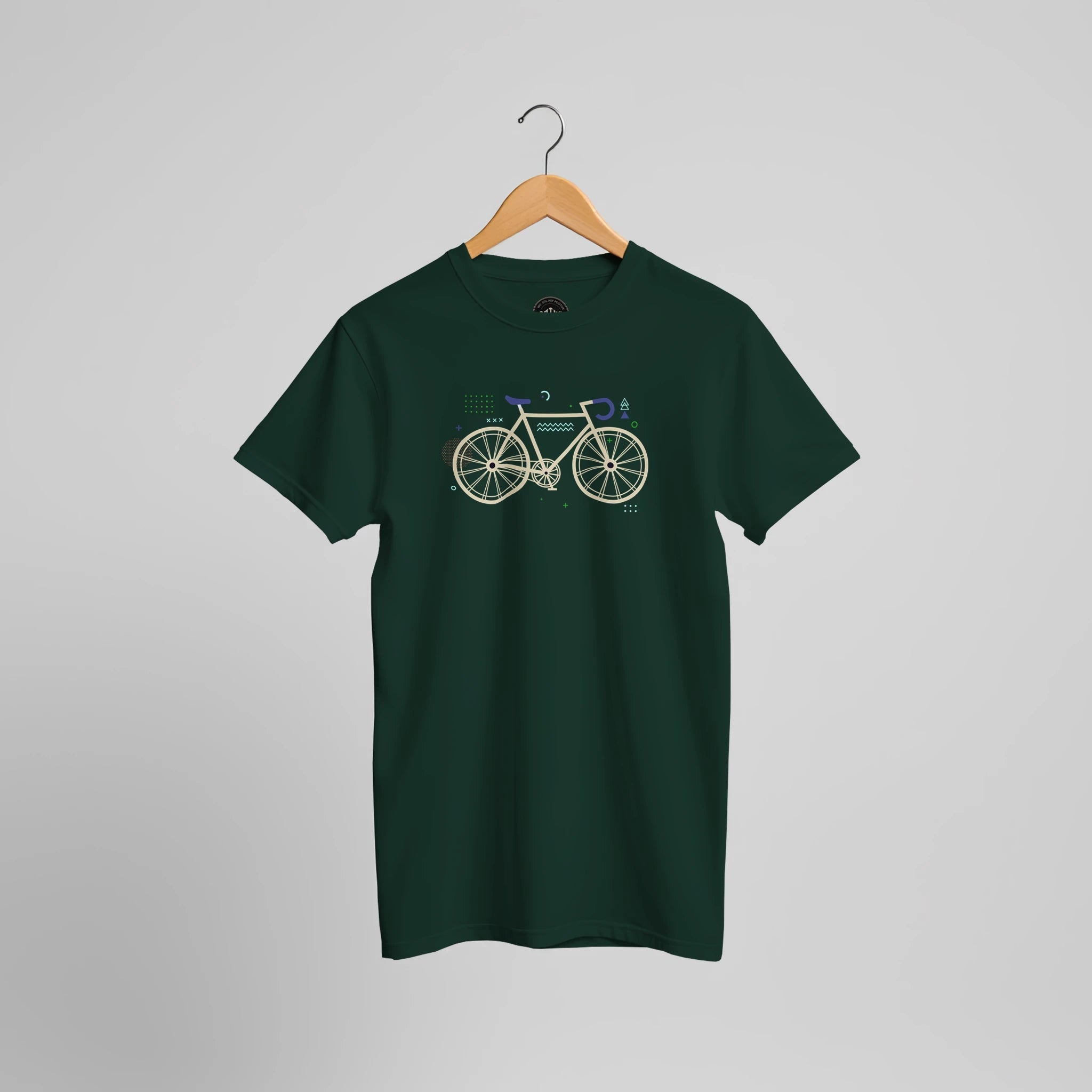 Minimalistisches Fahrrad T-Shirt | Modernes Rennrad Design für Fahrradfans & Radfahrer – Print Material for everyday use | AZIKX