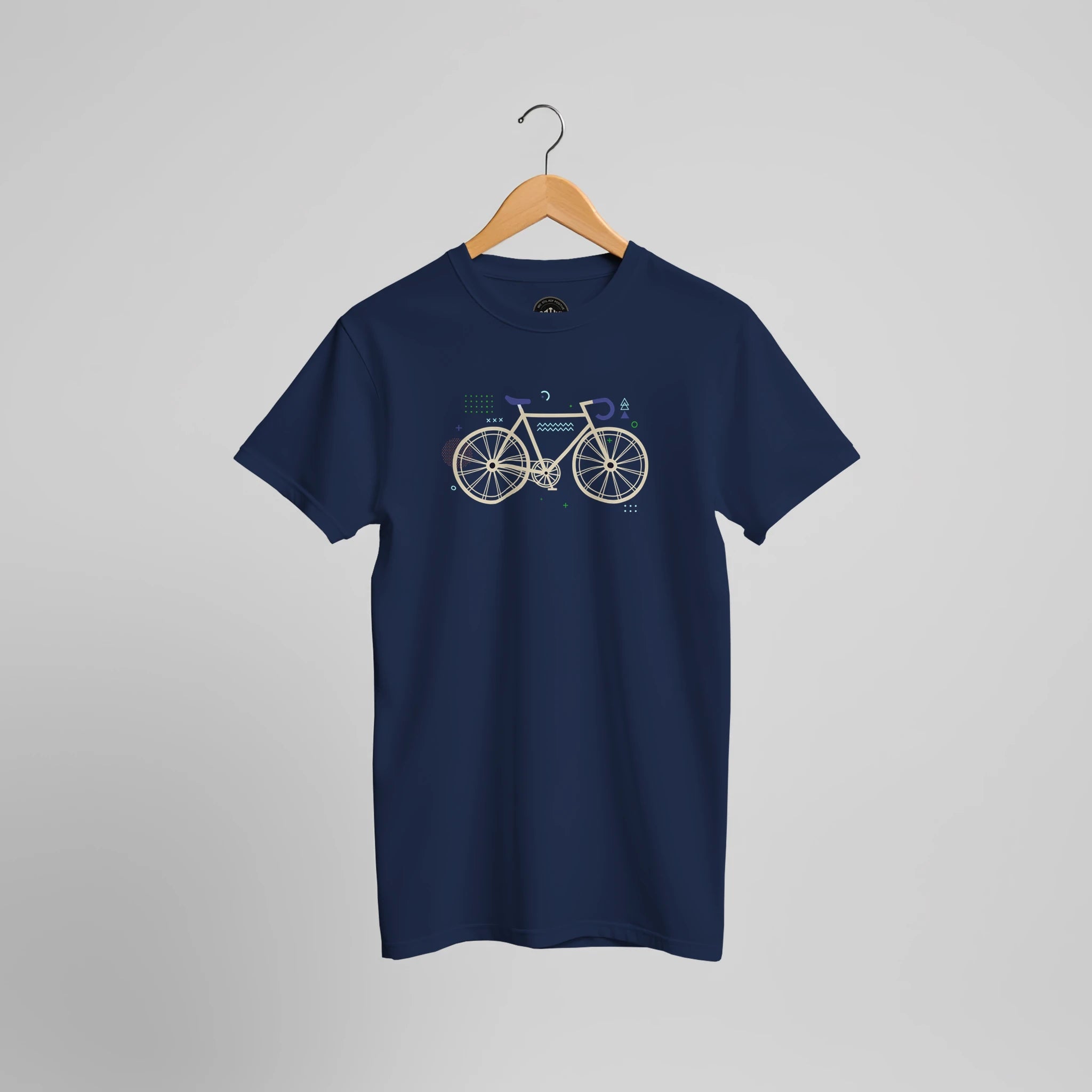 Minimalistisches Fahrrad T-Shirt | Modernes Rennrad Design für Fahrradfans & Radfahrer – Print Material for everyday use | AZIKX