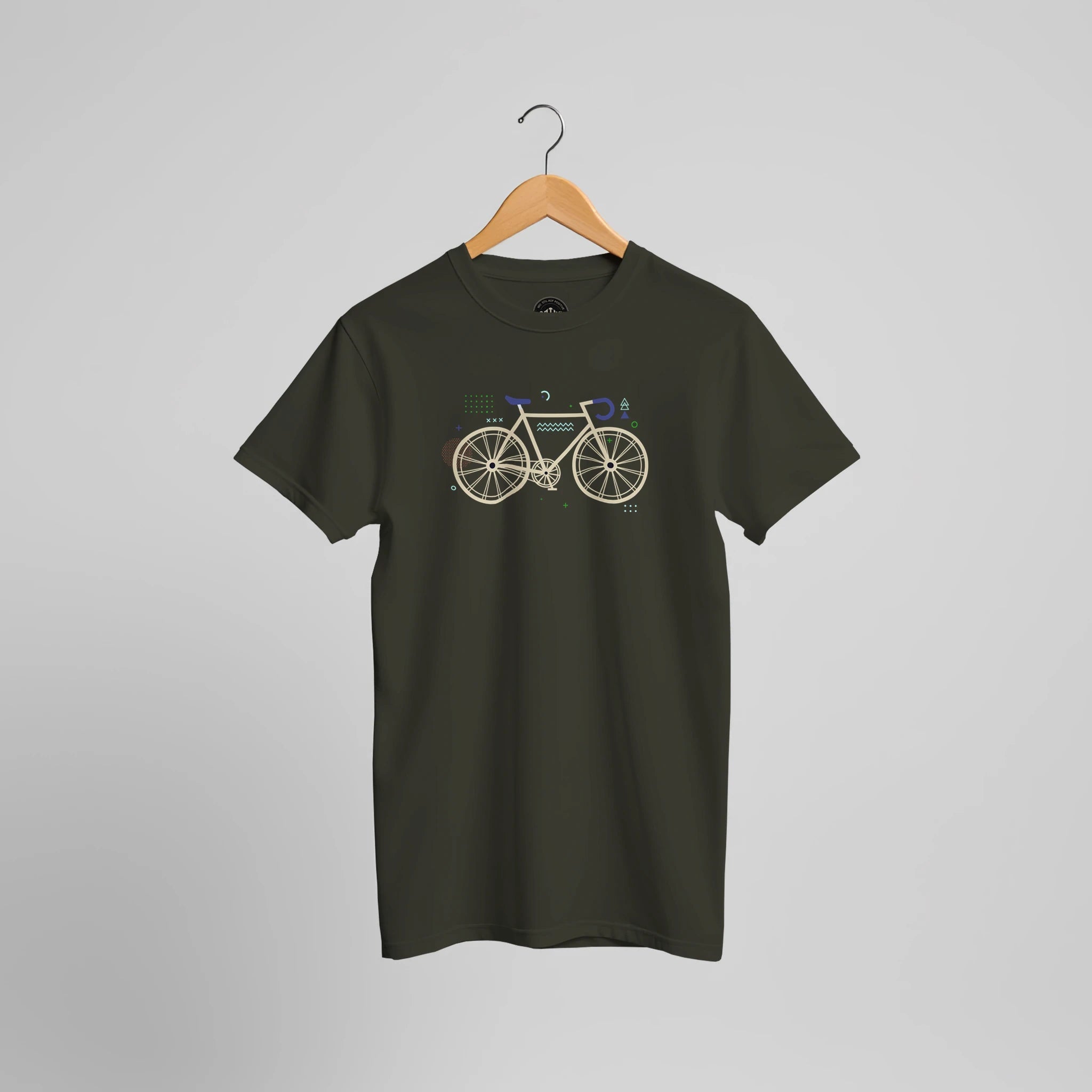 Minimalistisches Fahrrad T-Shirt | Modernes Rennrad Design für Fahrradfans & Radfahrer – Print Material for everyday use | AZIKX