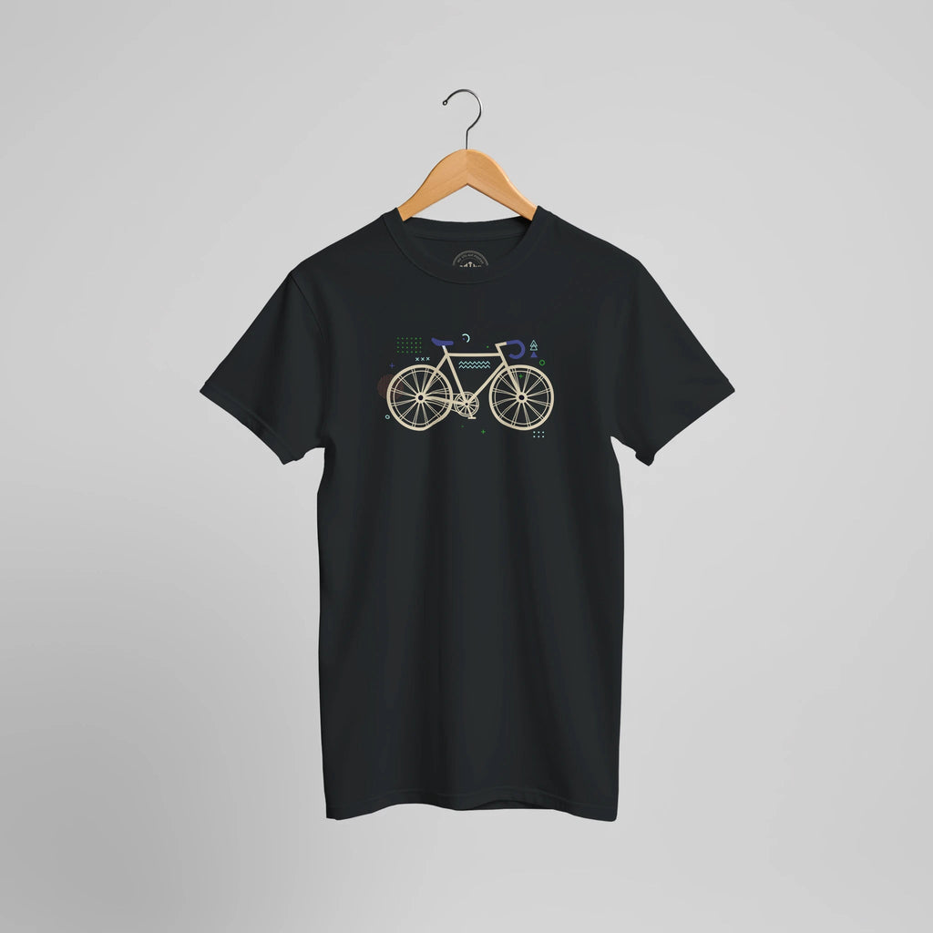 Minimalistisches Rennrad T-Shirt | Fahrrad-Design für echte Radfahrer | AZIKX