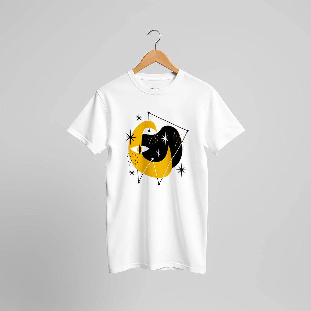 Mystische Mondvision T-Shirt | Abstraktes Mond Kunst Design Streetwear – T-Shirt for everyday use | AZIKX
