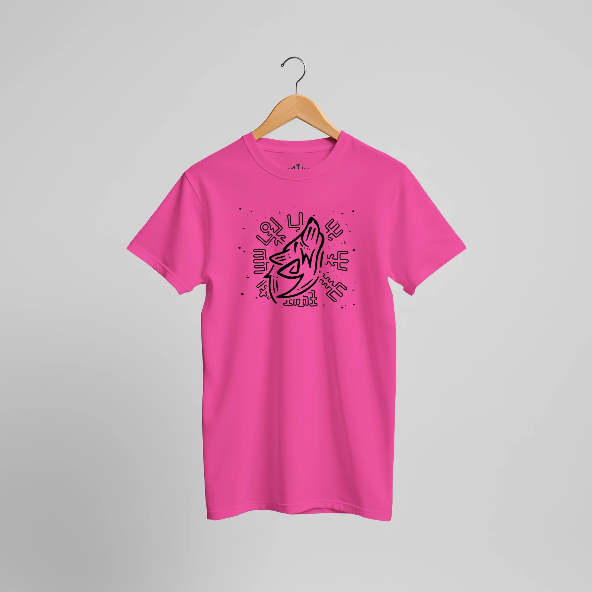 Nordic Wolf of Valhalla T-Shirt | Wikinger Mythologie Fantasy Krieger Streetwear Design – T-Shirt for everyday use | AZIKX