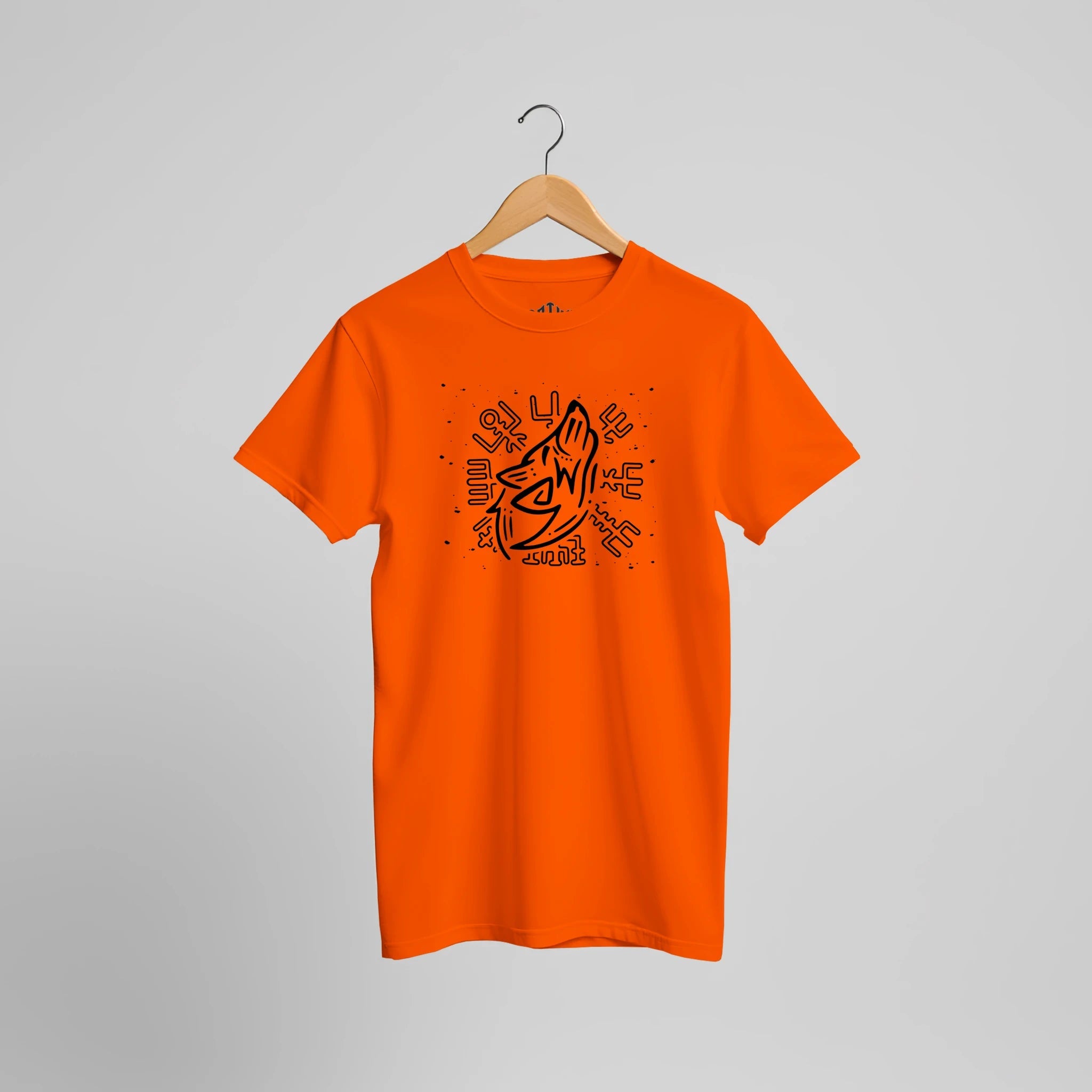 Nordic Wolf of Valhalla T-Shirt | Wikinger Mythologie Fantasy Krieger Streetwear Design – T-Shirt for everyday use | AZIKX