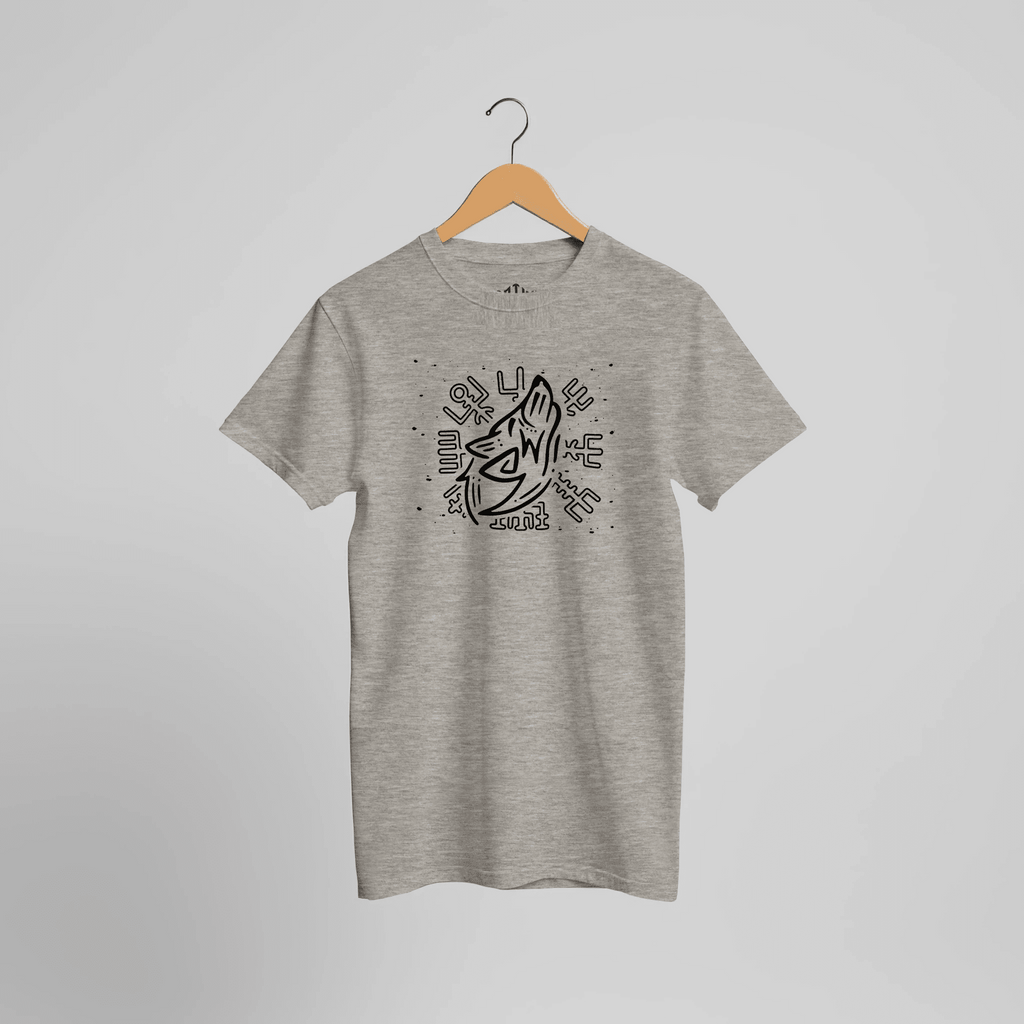 Nordic Wolf of Valhalla T-Shirt | Wikinger Mythologie Fantasy Krieger Streetwear Design – T-Shirt for everyday use | AZIKX