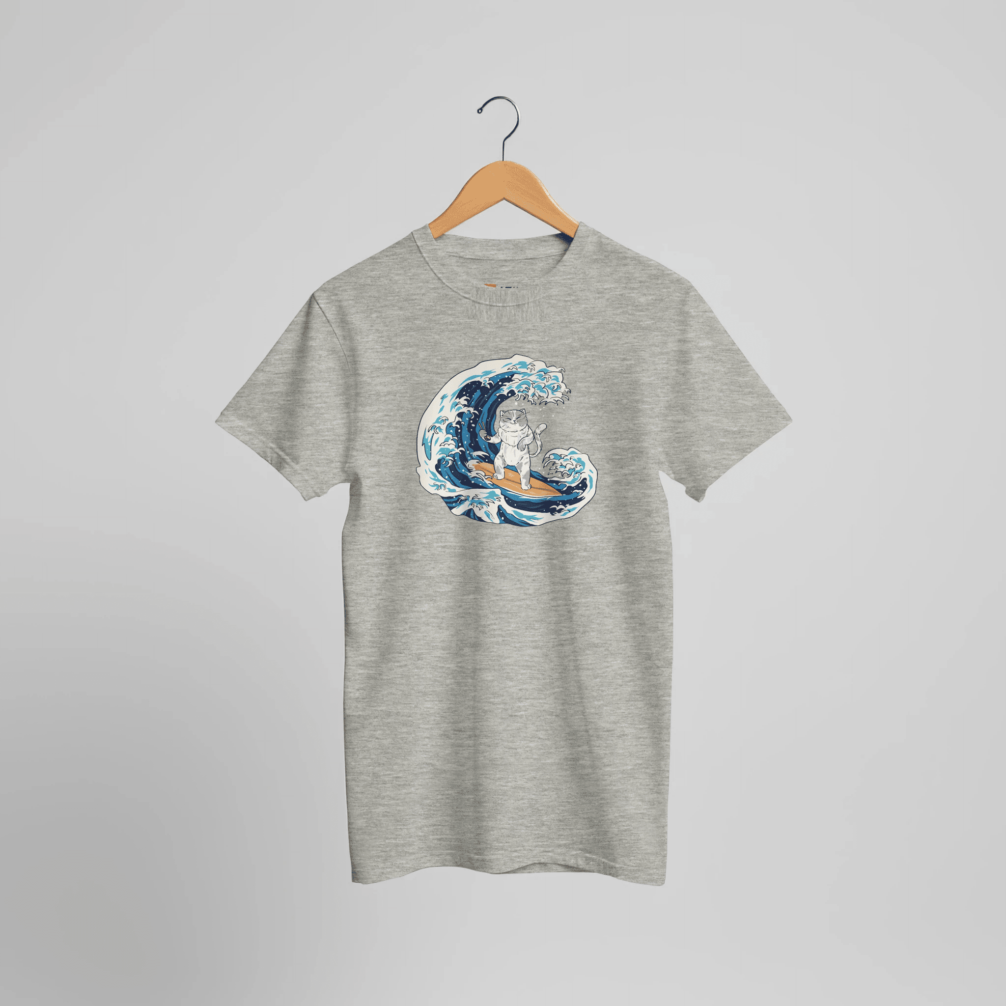 Ocean Vibes T-Shirt | Surfer Stimmung mit kraftvollen Meereswellen – T-Shirt for everyday use | AZIKX