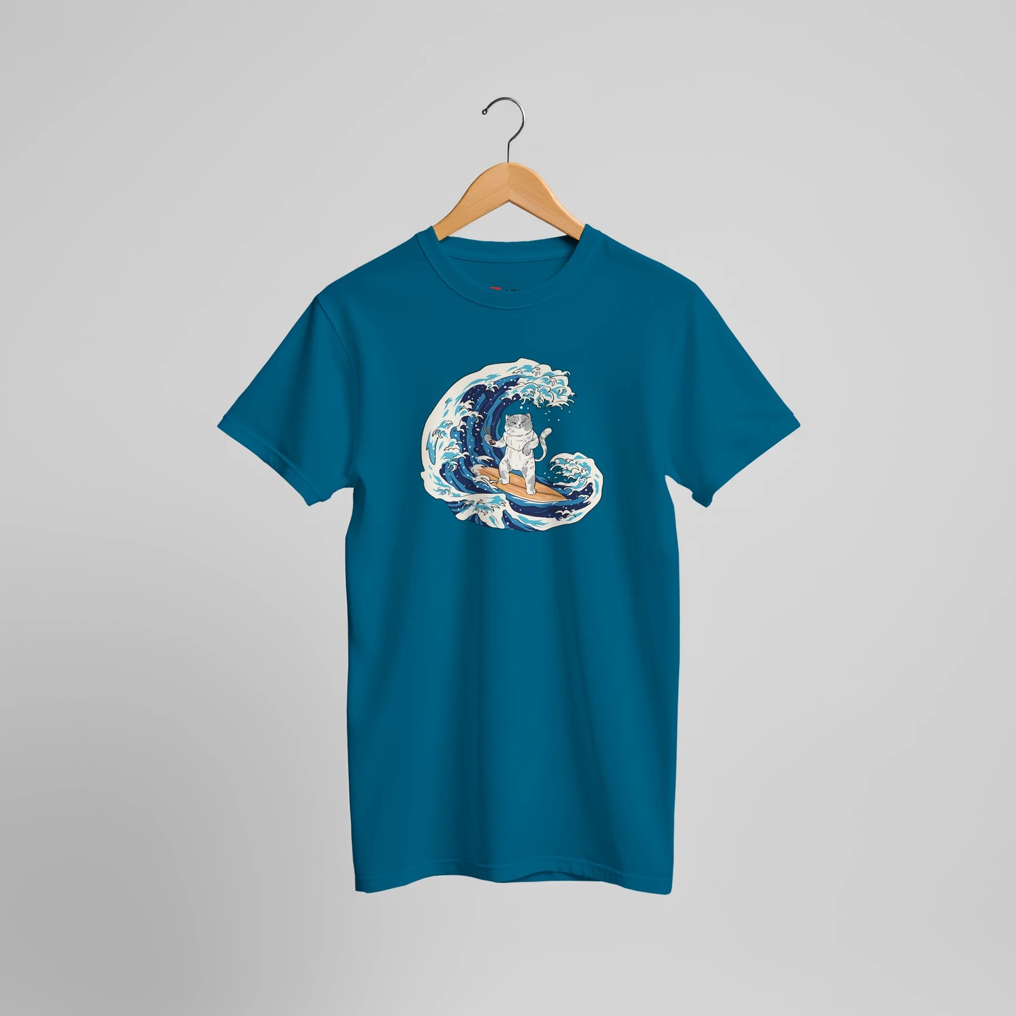 Ocean Vibes T-Shirt | Surfer Stimmung mit kraftvollen Meereswellen – T-Shirt for everyday use | AZIKX
