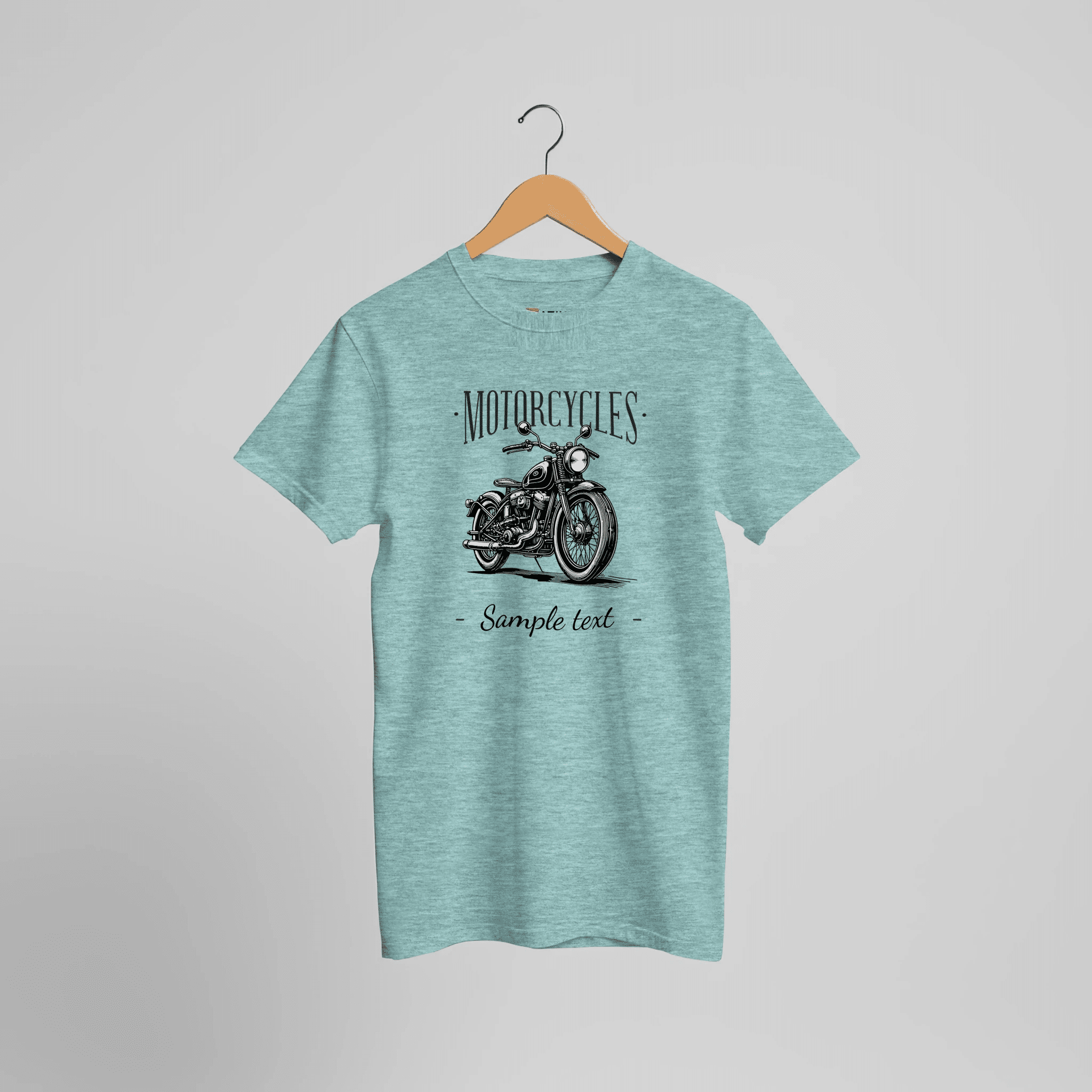 Personalisierbares Motorrad Vintage T-Shirt | Individueller Biker Textdruck – T-Shirt for everyday use | AZIKX