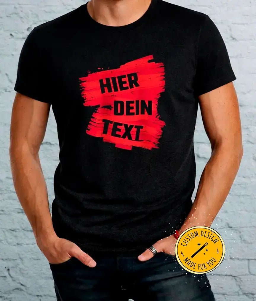 Personalisierbares Text Design T-Shirt | Individuelles Statement Shirt – T-Shirt for everyday use | AZIKX