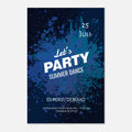 Personalisiertes Party Poster | Individuelles Event Poster mit eigenem Text | AZIKX