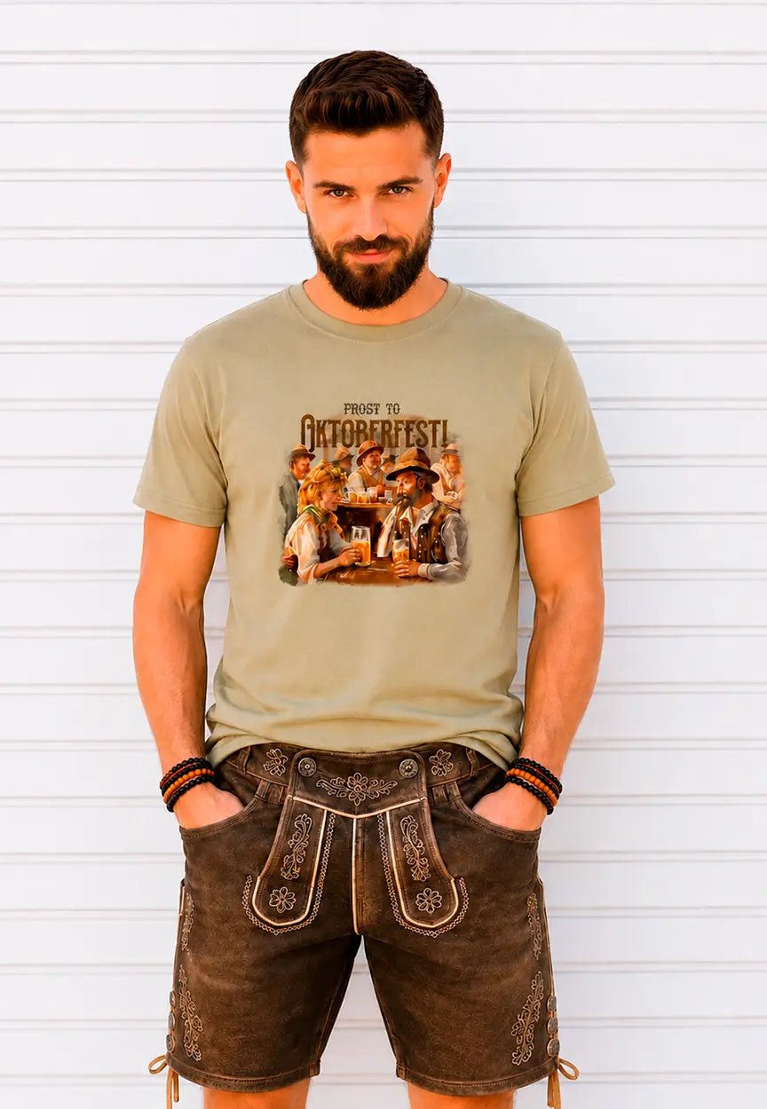 Prost to Oktoberfest T-Shirt | Wiesn Bierfest Biergarten Motiv mit Bayerischer Tradition – T-Shirt for everyday use | AZIKX