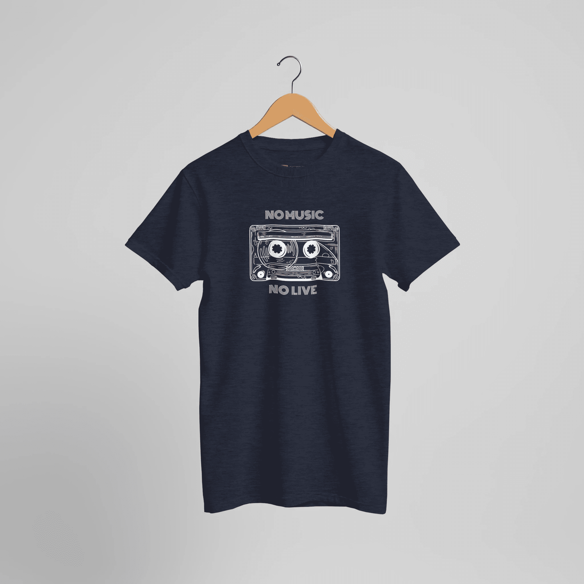 Retro Musik Kassette T-Shirt | Personalisierbarer Text & Mixtape Design – T-Shirt for everyday use | AZIKX