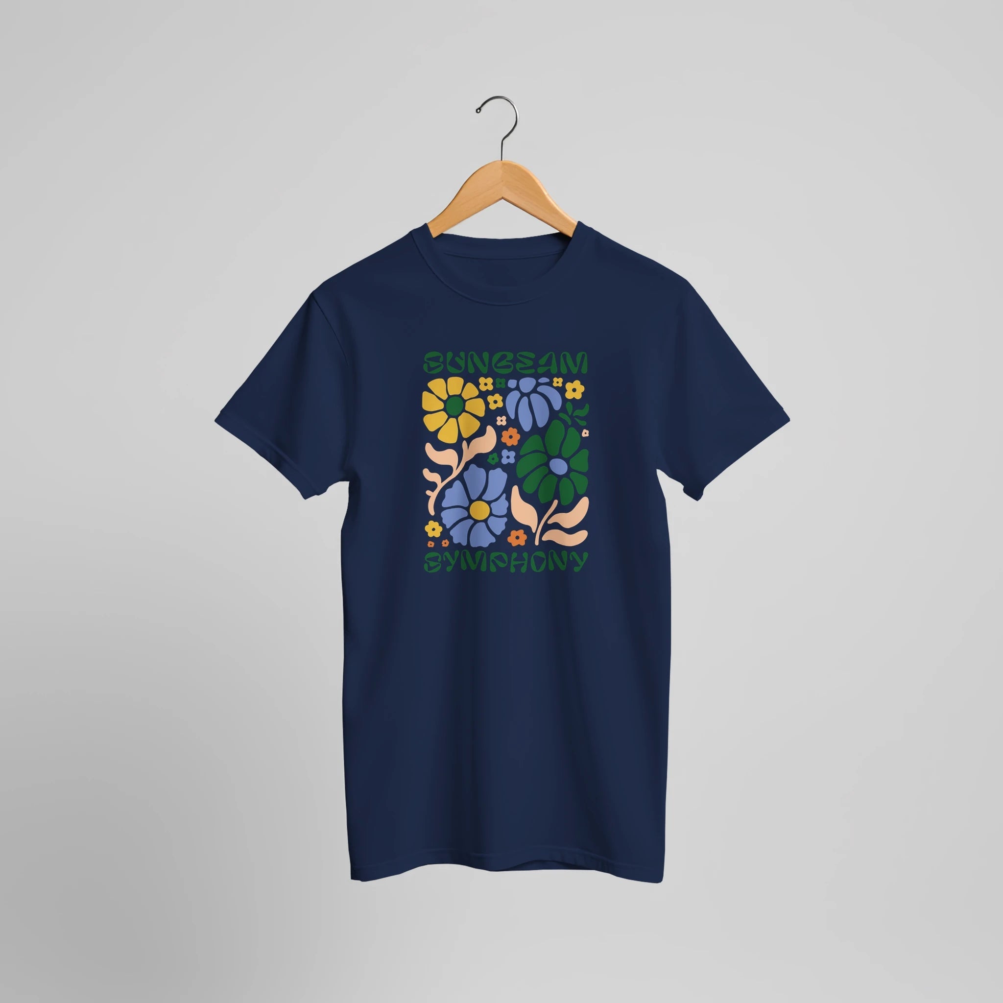 Sunbeam Symphony Flower T-Shirt | Kreatives Sommerblumen Design – T-Shirt for everyday use | AZIKX