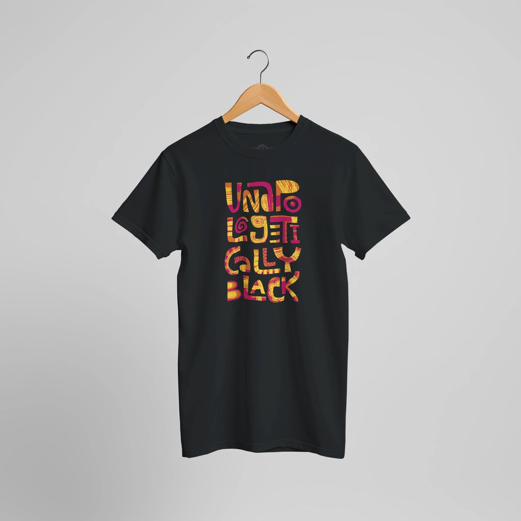 Unapologetically Black T-Shirt | Starkes Black Pride Statement Kultur Design – T-Shirt for everyday use | AZIKX