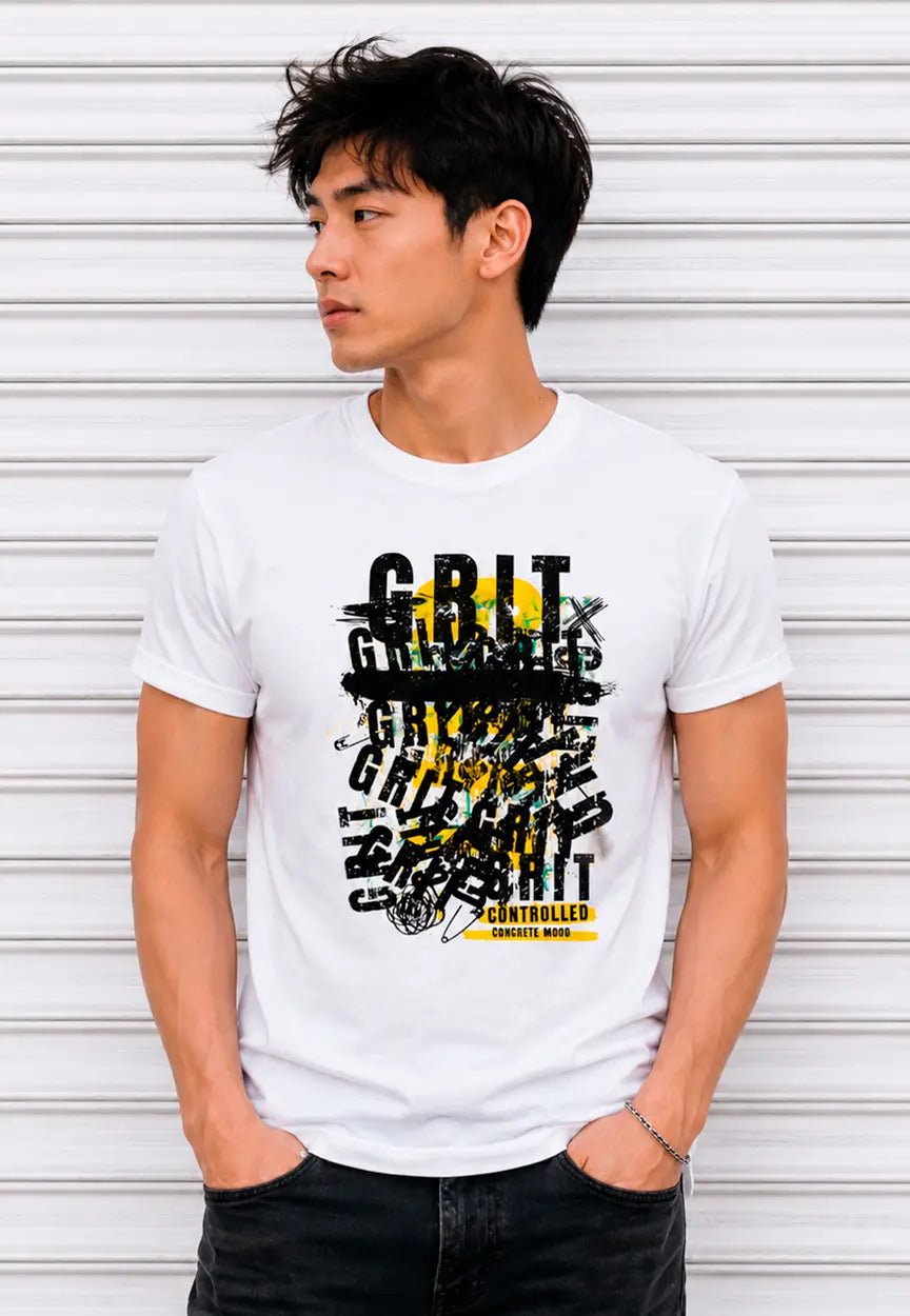 Urbaner Puls – Kreatives Street-Art Design T-Shirt mit markantem Grafik-Print – T-Shirt for everyday use | AZIKX