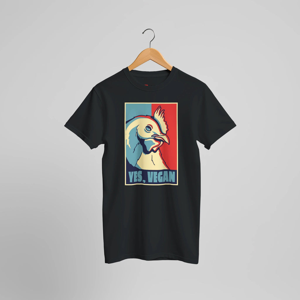 Veganes Huhn Grafik T-Shirt | Lustiges Vegetarier Retro Statement Shirt – T-Shirt for everyday use | AZIKX