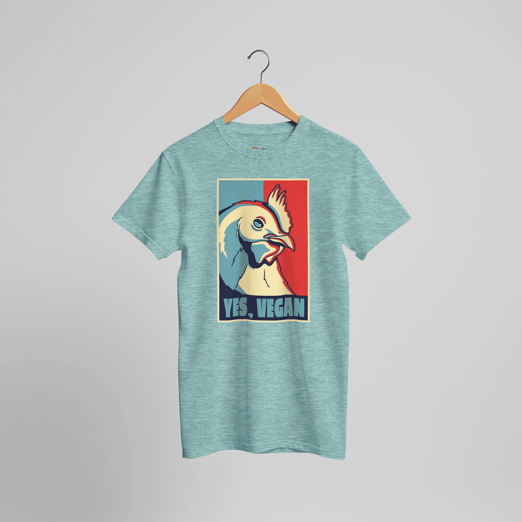 Veganes Huhn Grafik T-Shirt | Lustiges Vegetarier Retro Statement Shirt – T-Shirt for everyday use | AZIKX